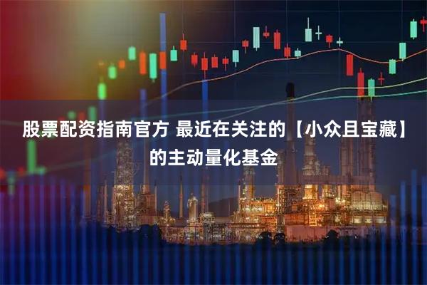 股票配资指南官方 最近在关注的【小众且宝藏】的主动量化基金